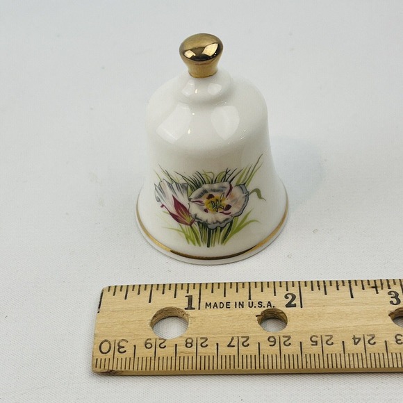 Danbury Mint Utah Sego Lily Official State‎ Flower Bell Collection - Picture 5 of 5